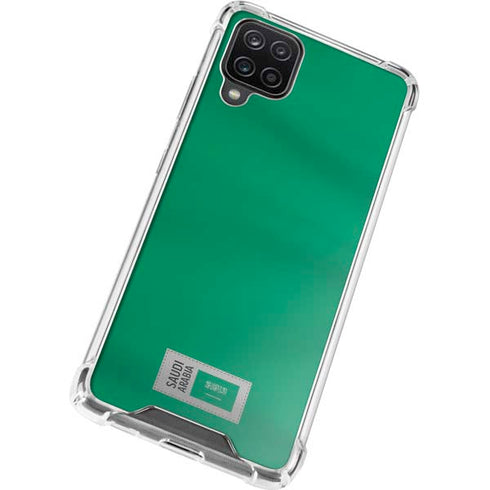 Saudi Arabia Soccer Flag Galaxy A12 Clear Case