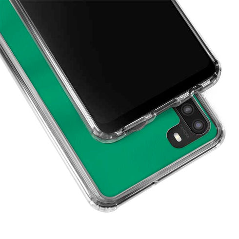 Saudi Arabia Soccer Flag Galaxy A21 Clear Case