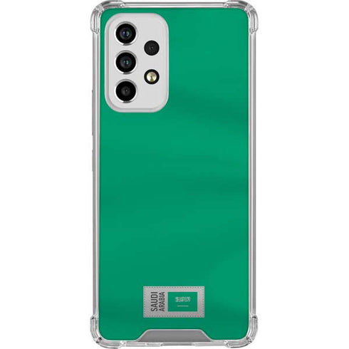 Saudi Arabia Soccer Flag Galaxy A33 5G Clear Case