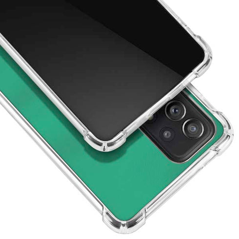 Saudi Arabia Soccer Flag Galaxy A52 5G Clear Case