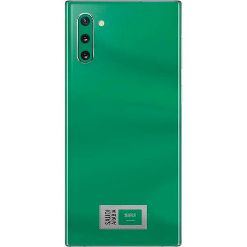Saudi Arabia Soccer Flag Galaxy Note 10 Skin
