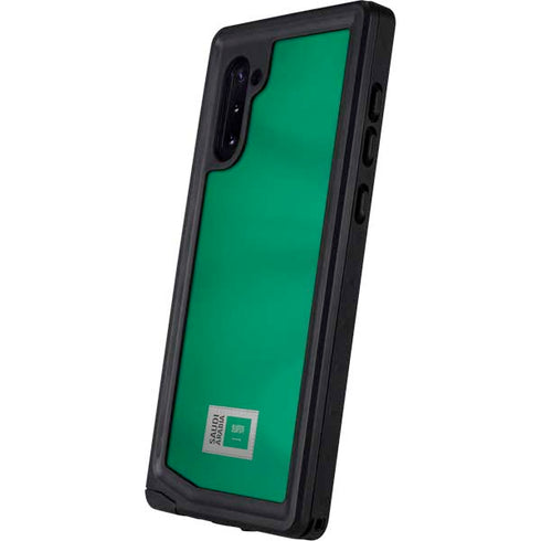 Saudi Arabia Soccer Flag Galaxy Note 10 Waterproof Case