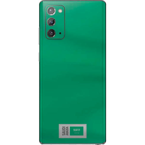 Saudi Arabia Soccer Flag Galaxy Note20 5G Skin
