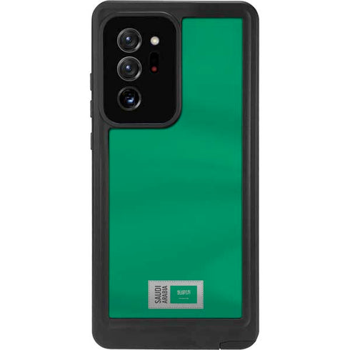Saudi Arabia Soccer Flag Galaxy Note20 Ultra 5G Waterproof Case