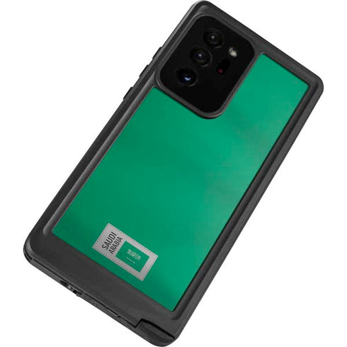 Saudi Arabia Soccer Flag Galaxy Note20 Ultra 5G Waterproof Case
