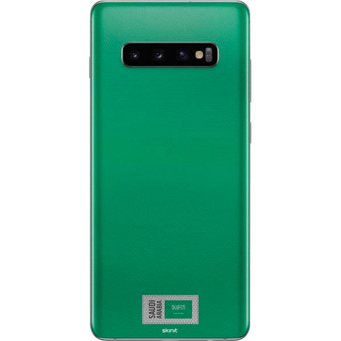 Saudi Arabia Soccer Flag Galaxy S10 Plus Skin