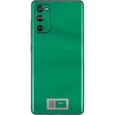 Saudi Arabia Soccer Flag Galaxy S20 Fan Edition Skin
