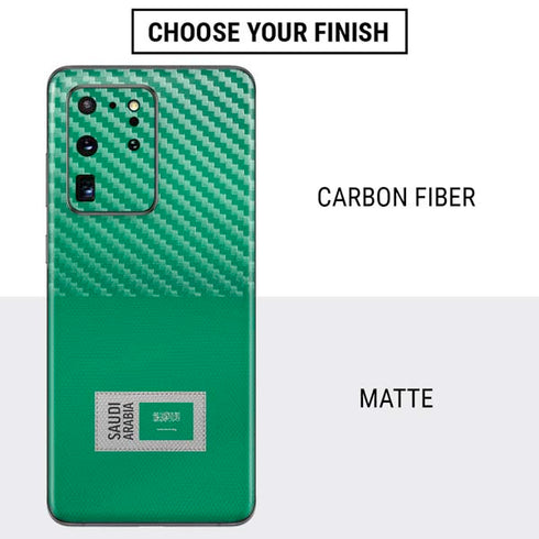 Saudi Arabia Soccer Flag Galaxy S20 Ultra 5G Skin
