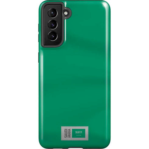 Saudi Arabia Soccer Flag Galaxy S21 Plus 5G Pro Case