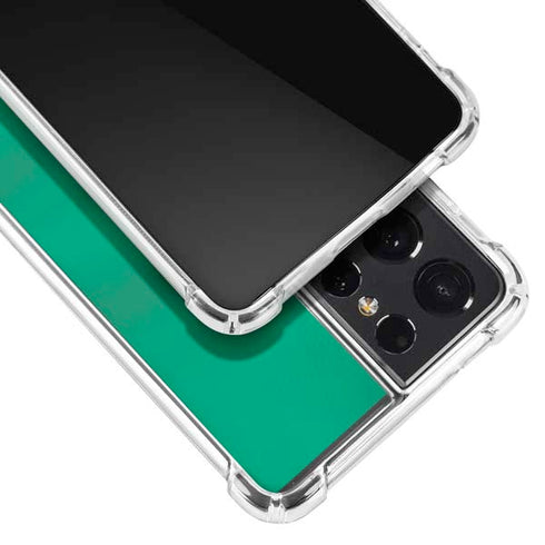 Saudi Arabia Soccer Flag Galaxy S21 Ultra 5G Clear Case