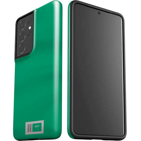 Saudi Arabia Soccer Flag Galaxy S21 Ultra 5G Pro Case