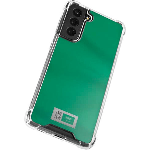 Saudi Arabia Soccer Flag Galaxy S22 Plus Clear Case