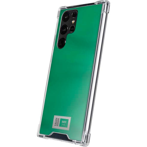 Saudi Arabia Soccer Flag Galaxy S22 Ultra Clear Case