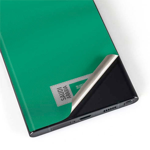 Saudi Arabia Soccer Flag Galaxy S22 Ultra Skin