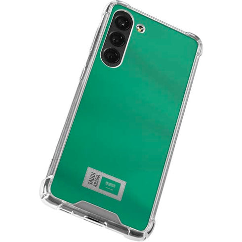 Saudi Arabia Soccer Flag Galaxy S23 Plus Clear Case