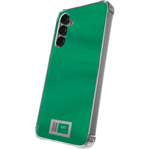 Saudi Arabia Soccer Flag Galaxy S24 Plus Clear Case