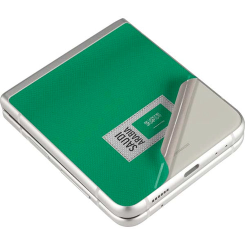 Saudi Arabia Soccer Flag Galaxy Z Flip3 5G Skin