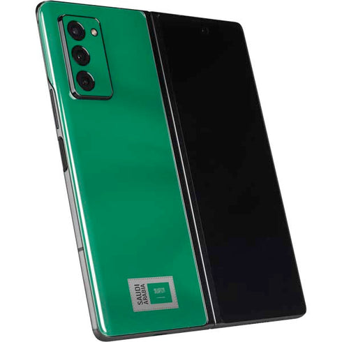Saudi Arabia Soccer Flag Galaxy Z Fold2 5G Skin