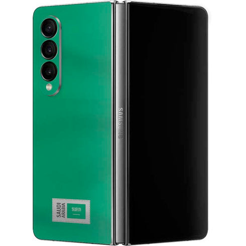Saudi Arabia Soccer Flag Galaxy Z Fold4 5G Skin