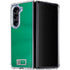 Saudi Arabia Soccer Flag Galaxy Z Fold5 5G Clear Case