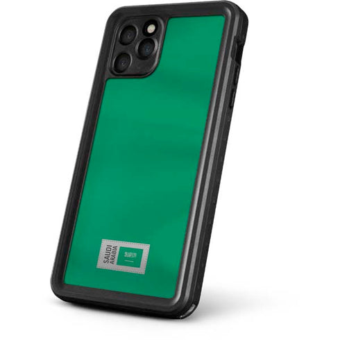 Saudi Arabia Soccer Flag iPhone 11 Pro Max Waterproof Case