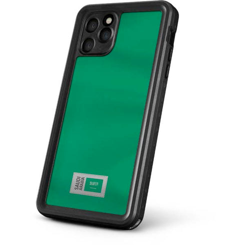 Saudi Arabia Soccer Flag iPhone 11 Pro Waterproof Case