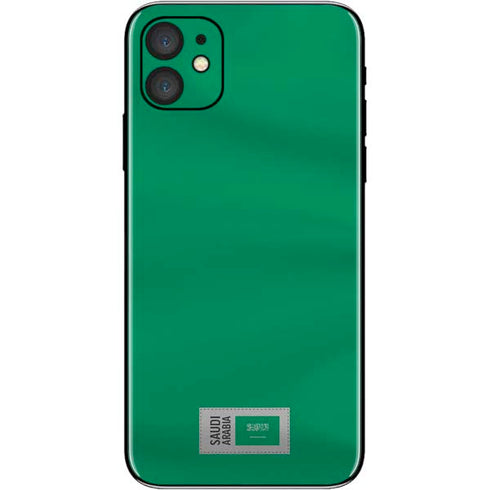 Saudi Arabia Soccer Flag iPhone 11 Skin