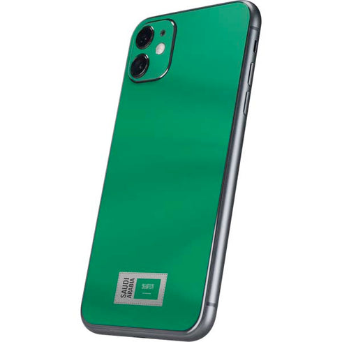Saudi Arabia Soccer Flag iPhone 11 Skin