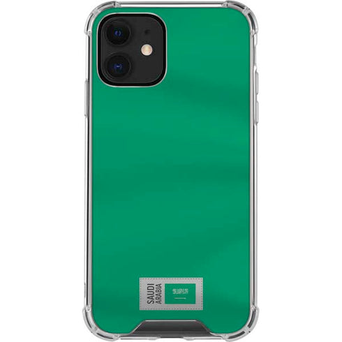 Saudi Arabia Soccer Flag iPhone 12 Clear Case