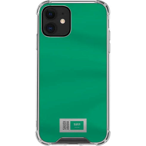 Saudi Arabia Soccer Flag iPhone 12 Mini Clear Case