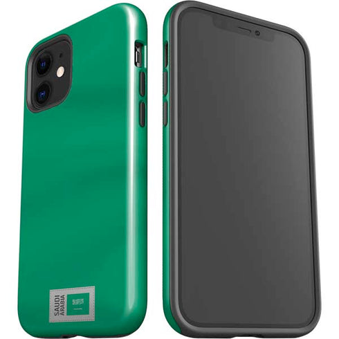 Saudi Arabia Soccer Flag iPhone 12 Mini Impact Case