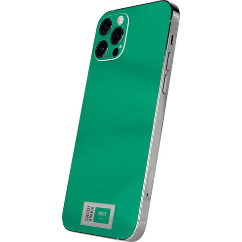 Saudi Arabia Soccer Flag iPhone 12 Pro Skin