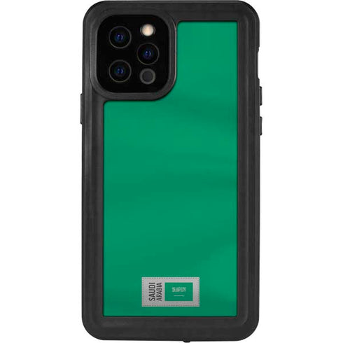 Saudi Arabia Soccer Flag iPhone 12 Pro Waterproof Case