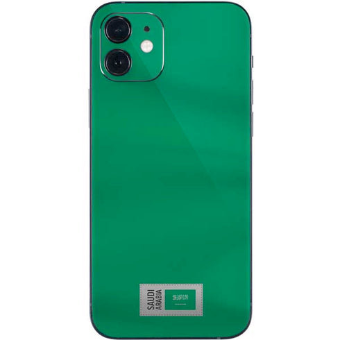 Saudi Arabia Soccer Flag iPhone 12 Skin