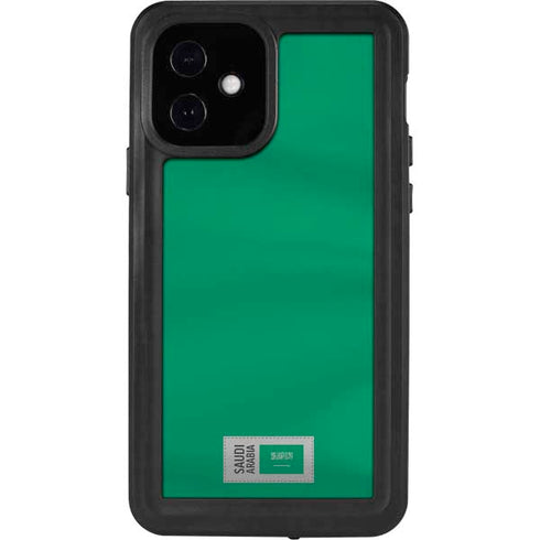 Saudi Arabia Soccer Flag iPhone 12 Waterproof Case