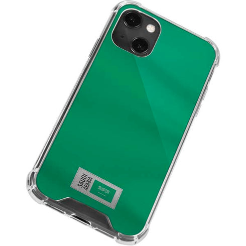 Saudi Arabia Soccer Flag iPhone 13 Mini Clear Case