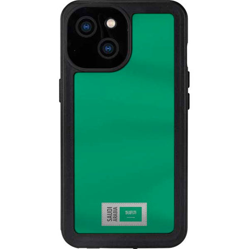 Saudi Arabia Soccer Flag iPhone 13 Mini Waterproof Case