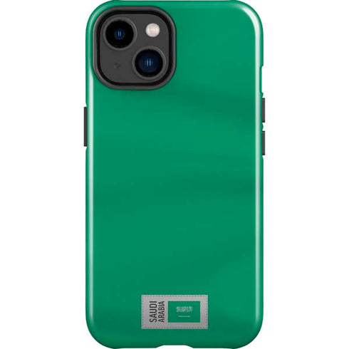 Saudi Arabia Soccer Flag iPhone 14 Plus Impact Case