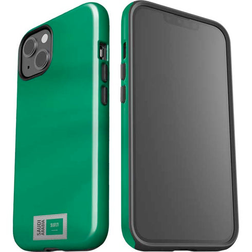 Saudi Arabia Soccer Flag iPhone 14 Plus Impact Case