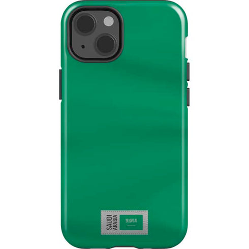 Saudi Arabia Soccer Flag iPhone 15 Impact Case