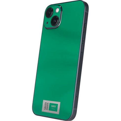 Saudi Arabia Soccer Flag iPhone 15 Plus Skin