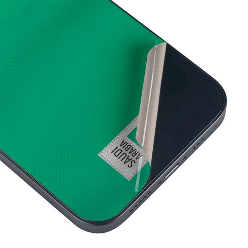 Saudi Arabia Soccer Flag iPhone 15 Plus Skin