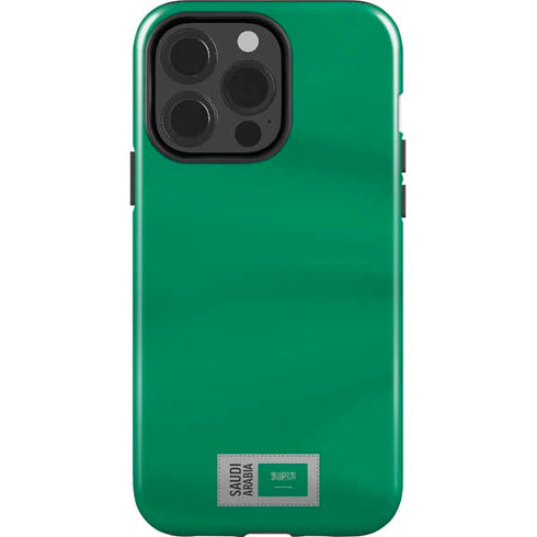 Saudi Arabia Soccer Flag iPhone 15 Pro Impact Case