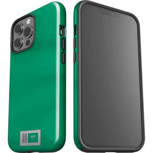 Saudi Arabia Soccer Flag iPhone 15 Pro Max Impact Case
