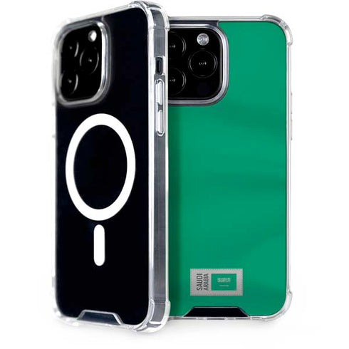 Saudi Arabia Soccer Flag iPhone 15 Pro Max MagSafe Case
