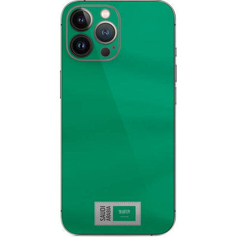 Saudi Arabia Soccer Flag iPhone 14 Pro Max Skin