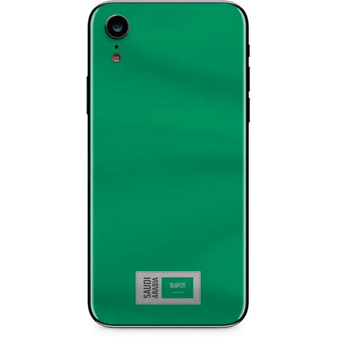 Saudi Arabia Soccer Flag iPhone XR Skin