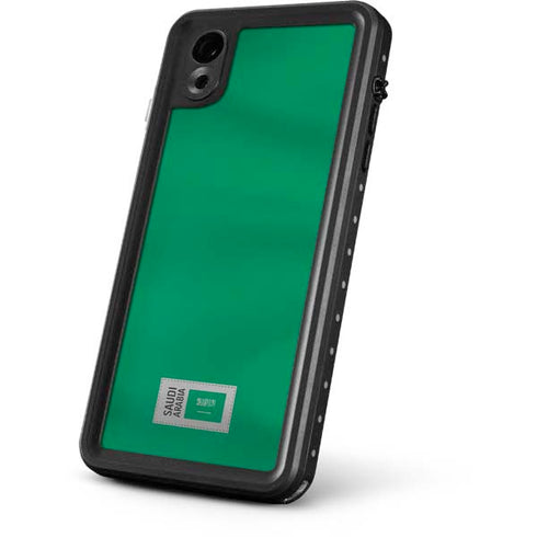 Saudi Arabia Soccer Flag iPhone XR Waterproof Case
