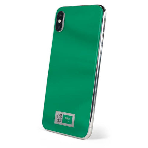 Saudi Arabia Soccer Flag iPhone XS Max Skin