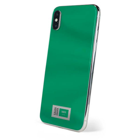 Saudi Arabia Soccer Flag iPhone XS Skin